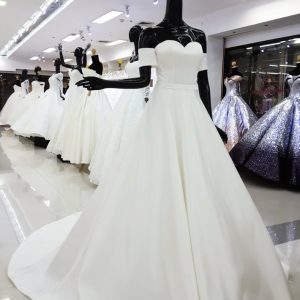 Minimal Bridal Gown