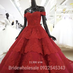 ชุดเจ้าสาวสีแดง Wedding Dress Bangkok 2019