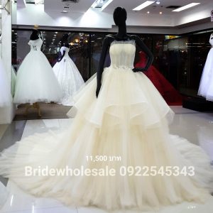ชุดแต่งงานมินิมอล Bangkok Bridal Gown 2019