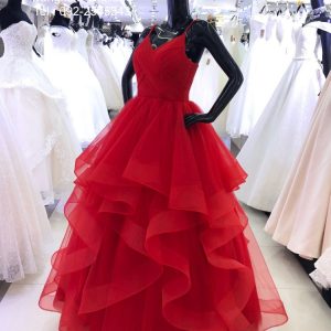 ชุดแต่งงานสีแดง Bridal Dress Factory Bangkok