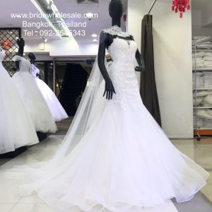 Bridal Shop Bangkok Thailand ชุดวิวาห์ราคาถูก ชุดแต่งงานหางปลา