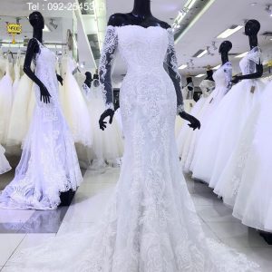 ชุดแต่งงานทรงหางปลา ชุดเจ้าสาวเมอเมด Bridal Dress Bangkok Thailand