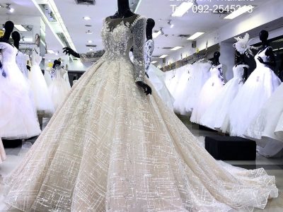ชุดแต่งงานสวยๆ ชุดเจ้าสาวหางยาว Wedding Dress Bangkok Thailand