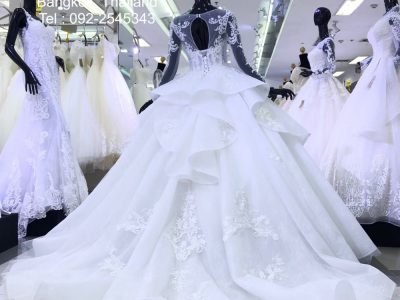 Wedding Dress Bangkok Thailabd ชุดแต่งงานสวยๆ ชุดเจ้าสาวแขนยาว