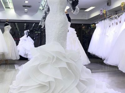 ชุดเจ้าสาวหางปลา ชุดแต่งงานทรงเมอเมด Wedding Dress Bangkok Thailand