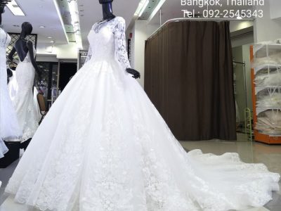 ชุดเจ้าสาวอลังการราคาถูก โรงงานชุดแต่งงาน Bridal Factory Bangkok Thailand