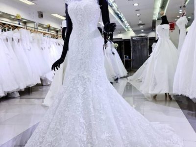 ชุดแต่งงานหางปลาเมอเมด ชุดเจ้าสาวเข้ารูปไม่พอง Wedding Dress Bangkok Thailand