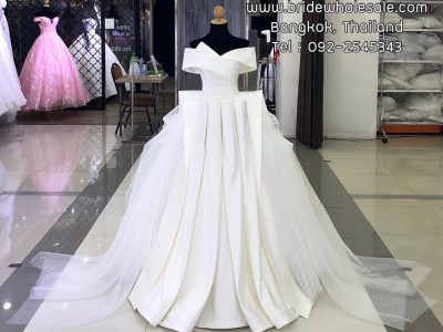 ชุดแต่งงานรุ่นใหม่ล่าสุด ชุดเจ้าสาวมินิมอล Wedding Shop Bangkok Thailand