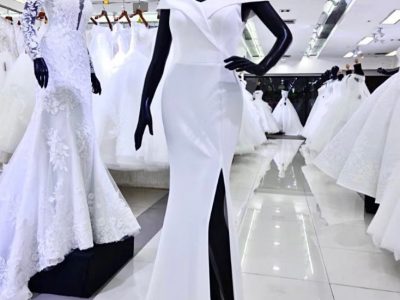 ชุดแต่งงานผ้าเรียบมินิมอล ชุดเจ้าสาวเรียบๆมินิมอล Bridal Dress Bangkok Thailand
