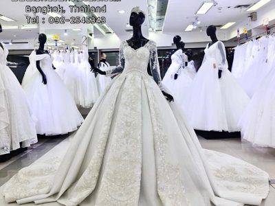 ซื้อชุดเจ้าสาวอลังการ ร้านชุดแต่งงานขายถูก Wedding Dress Bangkok Thailand