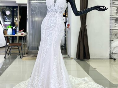 Wedding Dress Bangkok Thailand ชุดเจ้าสาวเข้ารูป ชุดแต่งงานหางปลาเมอเมด