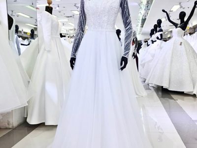 ชุดเจ้าทรงเอ ชุดแต่งงานแบบไม่พอง Bridal Dress Bangkok Thailand
