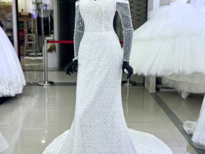 ชุดเจ้าสาวเข้ารูปหางปลา ชุดแต่งงานทรงเมอเมดไม่พอง Bridal Gown Bangkok Thailand