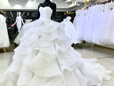 Thailand Bridal Super Ballgown Dress Bangkok ชุดเจ้าสาวอลังการ ชุดแต่งงานเจ้าหญิง